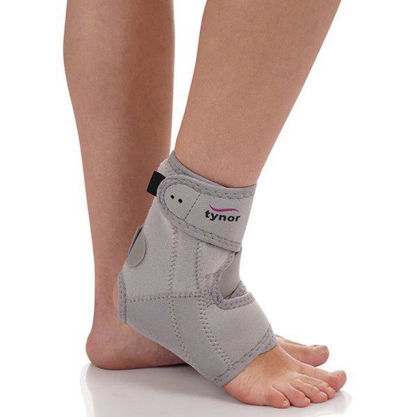 Tynor Ankle Support Neoprene, Grey (1 Unit)