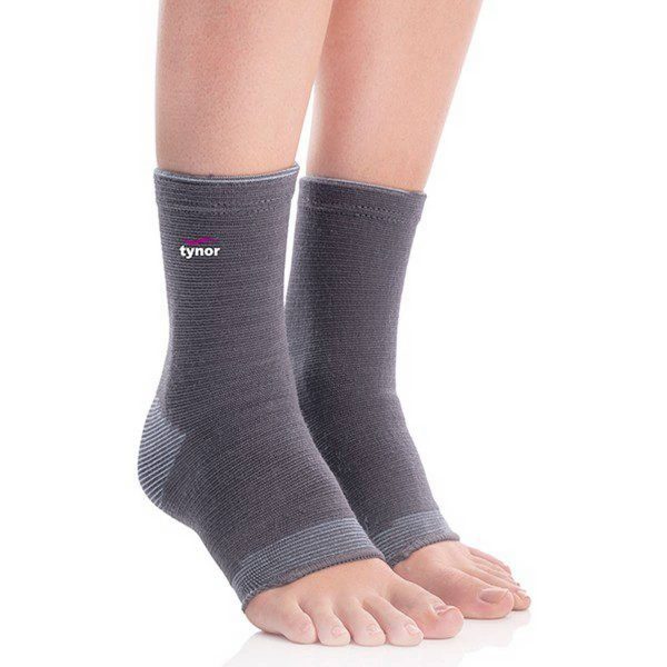 Tynor Anklet Comfeel Pair, Grey (1 Unit)