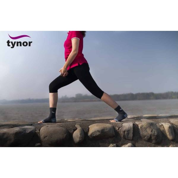Tynor Anklet Comfeel Pair, Grey (1 Unit) - Image 6