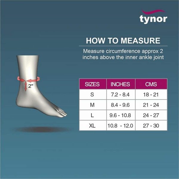Tynor Anklets Beige (1 Pair) - Image 4