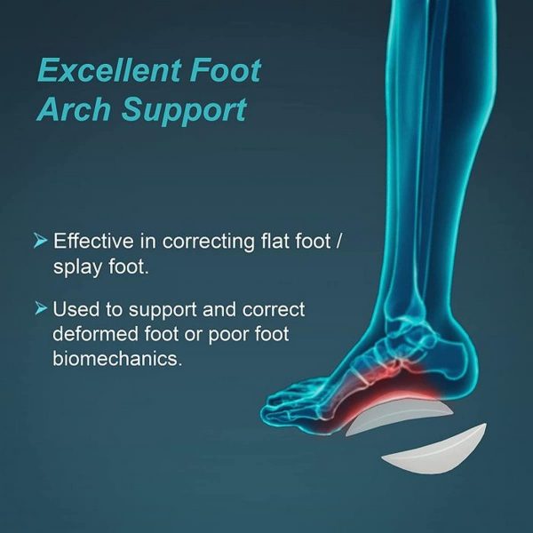 Tynor Arch Support Semi Pro, White (1 Pair) - Image 2