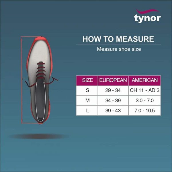 Tynor Arch Support Semi Pro, White (1 Pair) - Image 4
