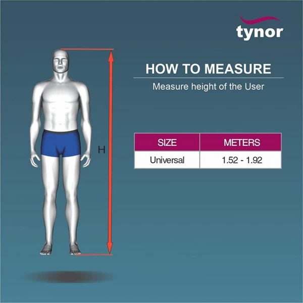 Tynor Back Rest Full, Grey (1 Unit) - Image 5