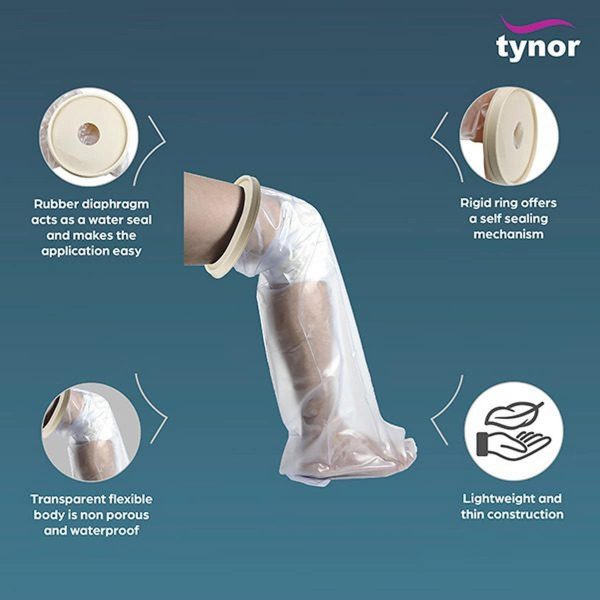 Tynor Cast Cover For Leg, White (1 Unit) - Image 2