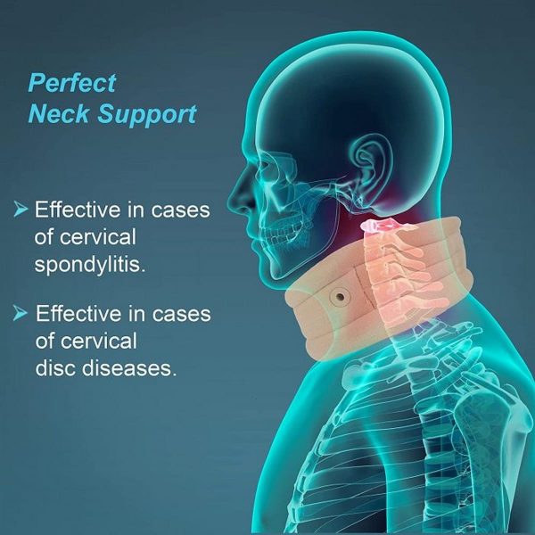 Tynor Cervical Collar Soft, Beige (1 Unit) - Image 2