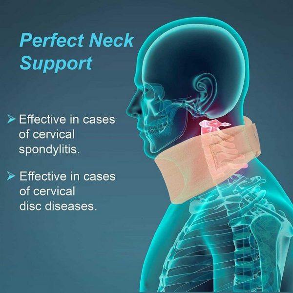 Tynor Cervical Collar With Firm Density, Beige (1 Unit) - Image 4