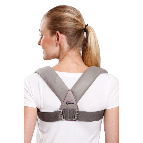 Tynor Clavicle Brace With Buckle, Grey (1 Unit)