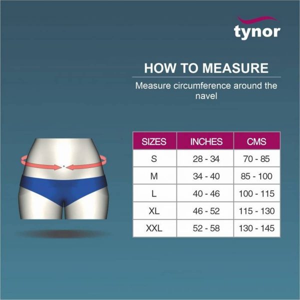Tynor Contoured L.S. Support, Grey (1 Unit) - Image 3