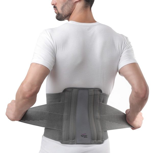 Tynor Contoured L.S. Support, Grey (1 Unit)