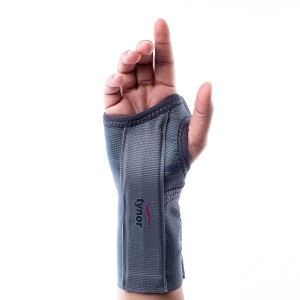 Tynor Elastic Wrist Splint, Grey (1 Unit)