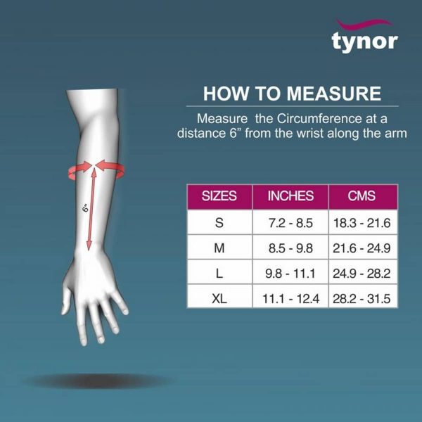 Tynor Elastic Wrist Splint, Grey (1 Unit) - Image 4