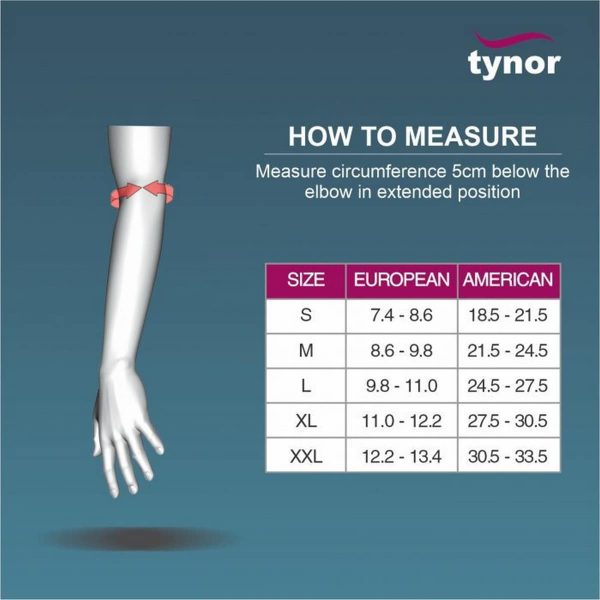 Tynor Elbow Support Urbane, Grey (1 Unit) - Image 3