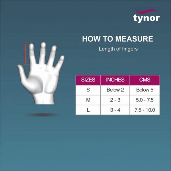 Tynor Finger Cot, Silver (1 Unit) - Image 4