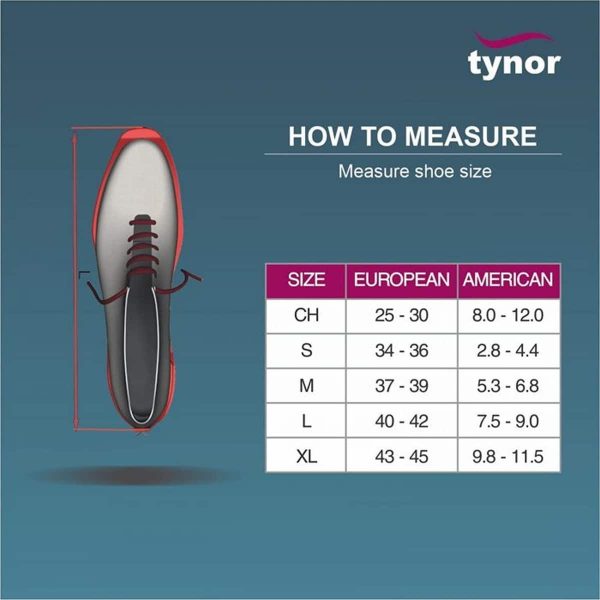 Tynor Foot Drop Splint With Liner, Grey (1 Unit) - Image 4