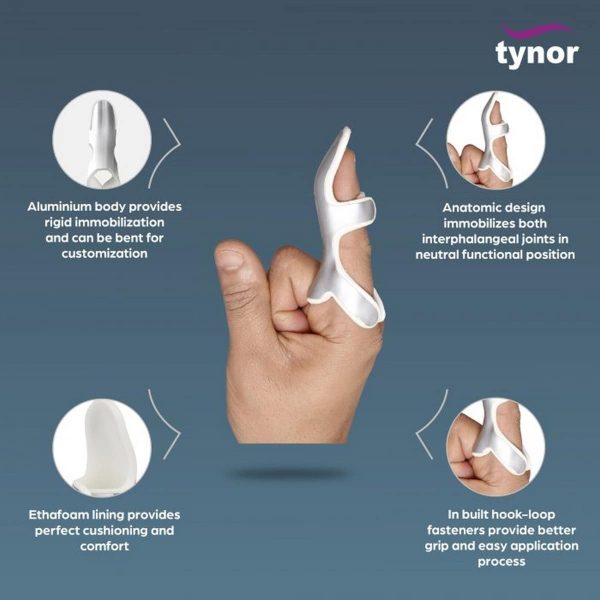 Tynor Frog Splint, Silver (1 Unit) - Image 3