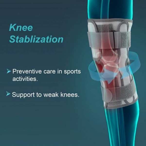 Tynor Functional Knee Support, Grey (1 Unit) - Image 4