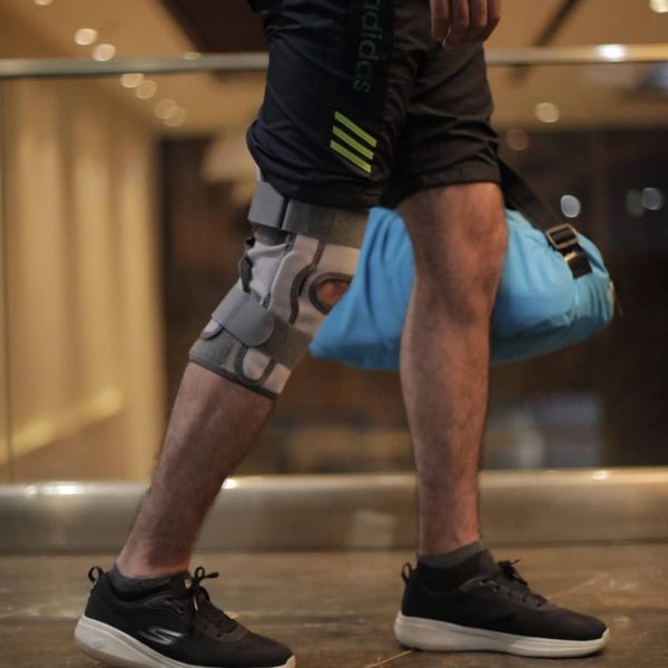 Tynor Functional Knee Support, Grey (1 Unit) - Image 3