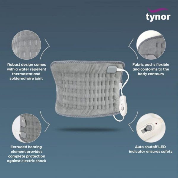 Tynor Heating Pad Ortho, Grey (1 Unit) - Image 3