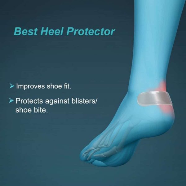 Tynor Heel Protector, White (1 Pair) - Image 3