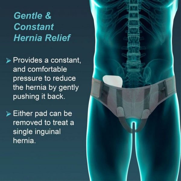 Tynor Hernia Belt, Grey (1 Unit) - Image 4