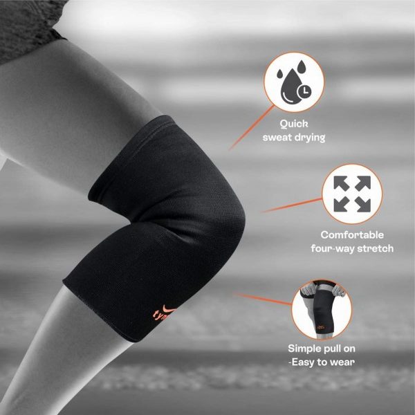 Tynor Knee Cap Air, Black (Pack Of 2) - Image 2