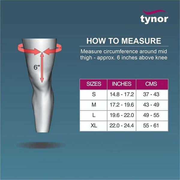 Tynor Knee Cap Comfeel, Grey (1 Unit) - Image 2