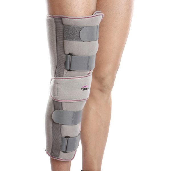 Tynor Knee Immobiliser 22″/56cm, Grey (1 Unit)