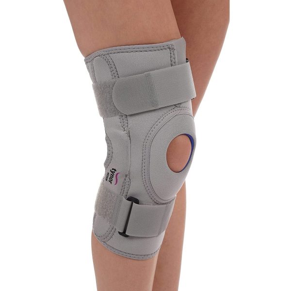 Tynor Knee Support Hinged (Neoprene), Grey (1 Unit)