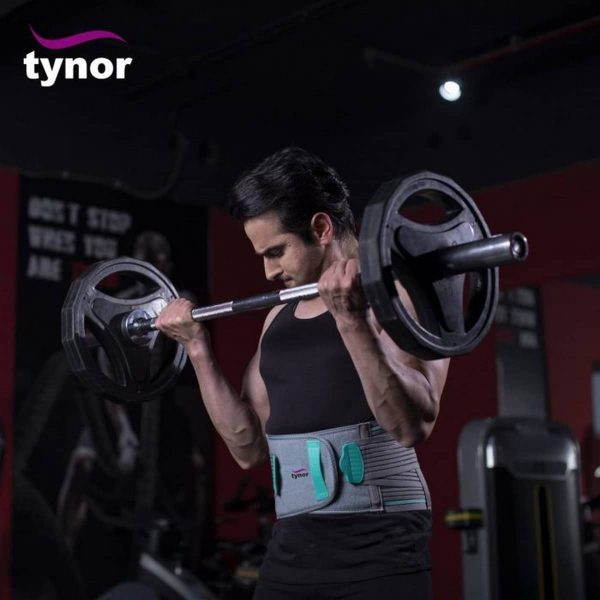 Tynor LS Belt Lumbopore, Grey (1 Unit) - Image 6