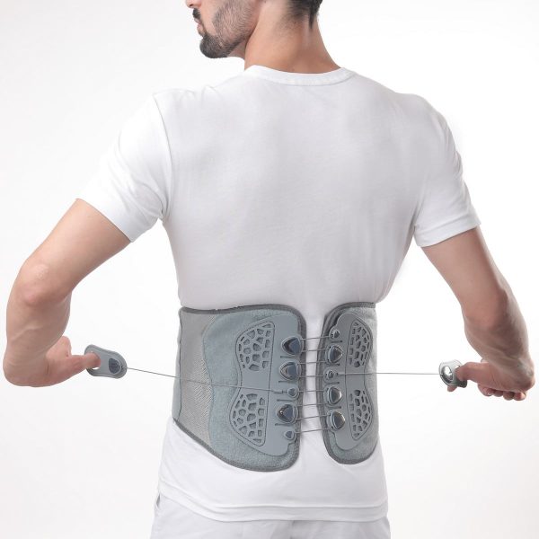 Tynor Lacepull L.S. Belt, Grey (1 Unit)