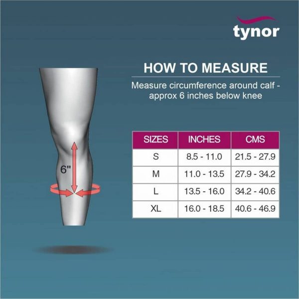 Tynor Leg Traction Brace, Grey (1 Set) - Image 3