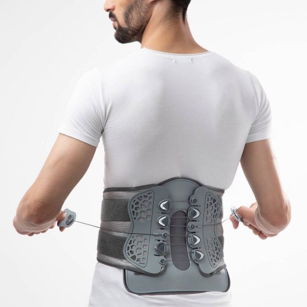 Tynor Lumbo Lacepull Brace, Grey (1 Unit)