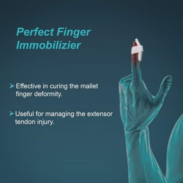 Tynor Mallet Finger Splint, Silver (1 Unit) - Image 3