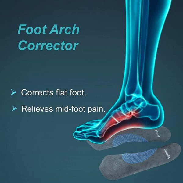Tynor Medial Arch Orthosis, Grey (1 Pair) - Image 4