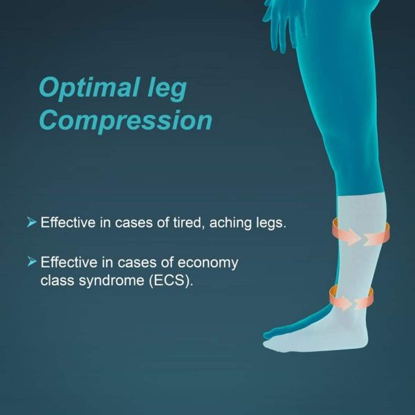 Tynor Medical Compression Stocking Knee High Class 2, Beige (1 Pair) - Image 3