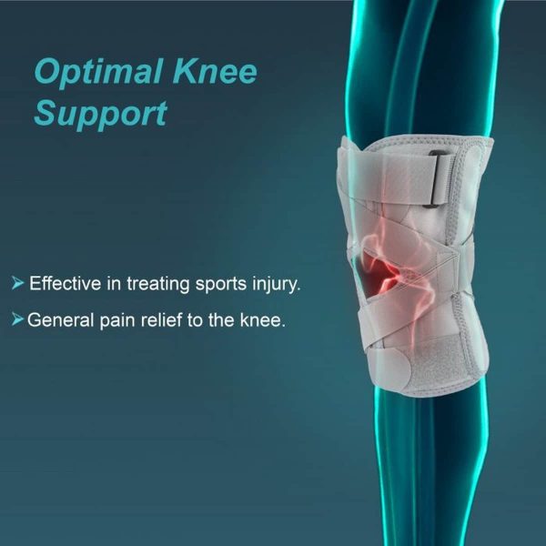 Tynor OA Knee Support (Neo), Grey (1 Unit) - Image 2