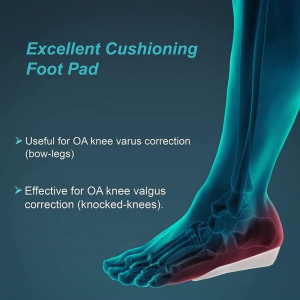 Tynor OA Wedge Insoles, White (1 Pair) - Image 2