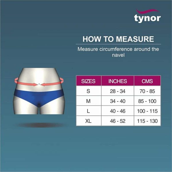Tynor OAC Contoured L.S. Belt, Grey (1 Unit) - Image 3
