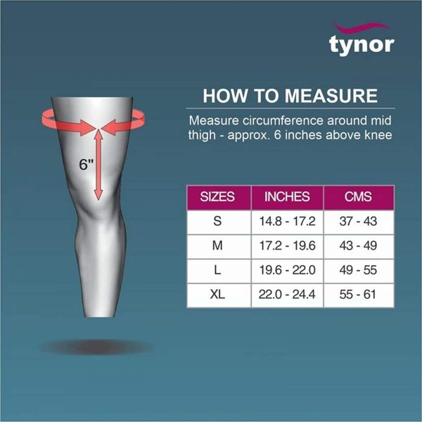 Tynor OAC Knee Cap, Beige (1 Pair) - Image 3