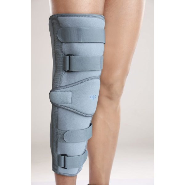 Tynor OAC Knee Immobiliser 19″/48cm, Grey (1 Unit)