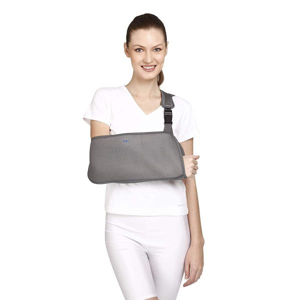 Tynor OAC Pouch Arm Sling Oxypore, Grey (1 Unit)