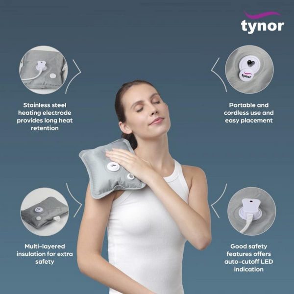 Tynor Ortho Heating Gel Bag (Electric) Trend, Grey (1 Unit) - Image 4
