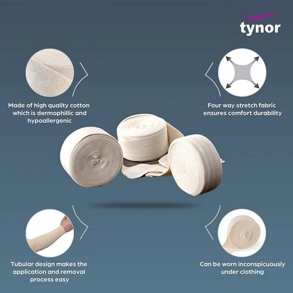 Tynor Ortho Stockinette 10 M, White - Image 3