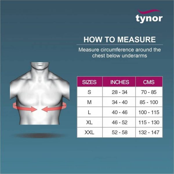 Tynor Rib Belt, Grey (1 Unit) - Image 4