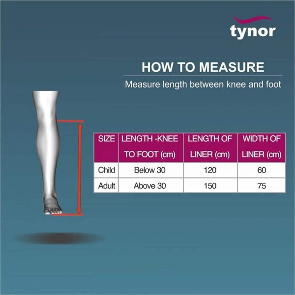 Tynor Skin Traction Set (Puf Liner), Beige  (1 Set) - Image 2