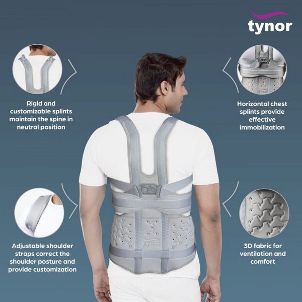 Tynor Taylor’s Brace Urbane, Grey (1 Unit) - Image 3