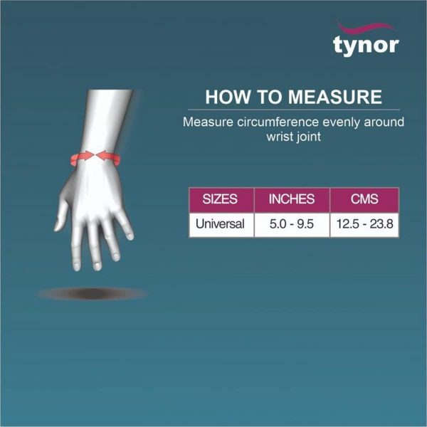Tynor Thumb Spica Splint, Grey (1 Unit) - Image 4