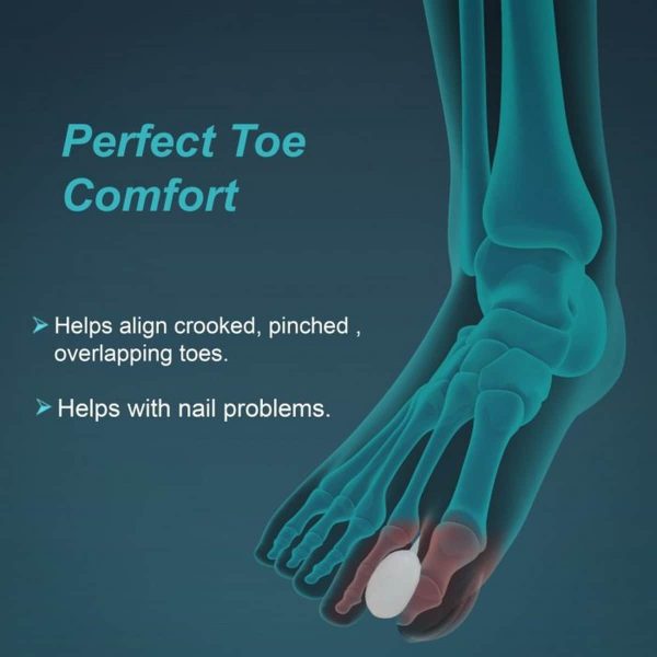 Tynor Toe Separator Silicone, White (1 Pair) - Image 4