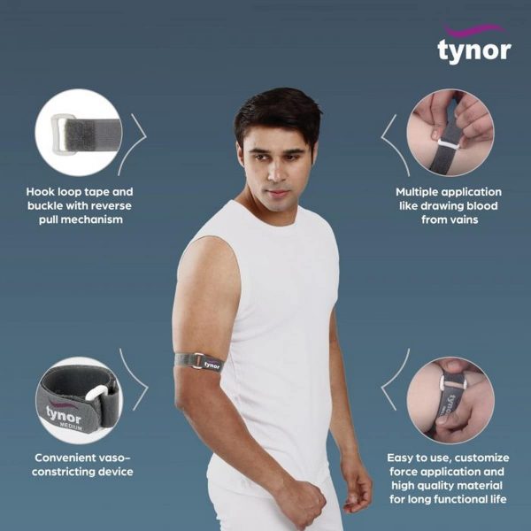 Tynor Tourniquet, Grey (1 Unit) - Image 2