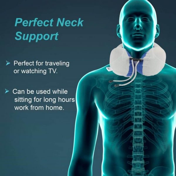 Tynor Travel Pillow Urbane, Grey (1 Unit) - Image 3